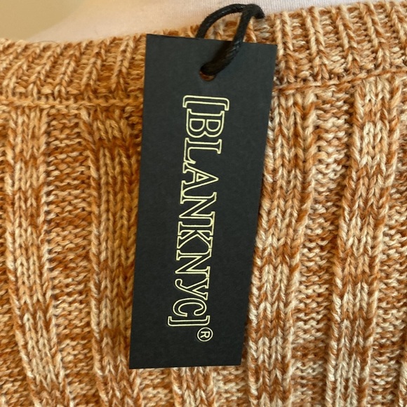 BlankNYC Toffee Crewneck Balloon Sleeve Sweater - Picture 5 of 10